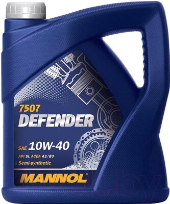 Моторное масло Mannol Defender 10W40 SN / MN7507-4 от компании Бесплатная доставка по Беларуси - фото 1