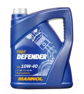 Моторное масло Mannol Defender 10W40 SN / MN7507-5 от компании Бесплатная доставка по Беларуси - фото 1