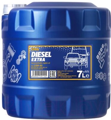 Моторное масло Mannol Diesel Extra 10W40 CH-4/SL / MN7504-7 от компании Бесплатная доставка по Беларуси - фото 1