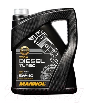 Моторное масло Mannol Diesel Turbo 5W40 CI-4/SN / MN7904-5 от компании Бесплатная доставка по Беларуси - фото 1