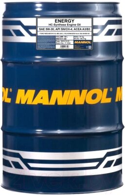 Моторное масло Mannol Energy 5W30 SN/CH-4 A3/B4 / MN7511-60 от компании Бесплатная доставка по Беларуси - фото 1