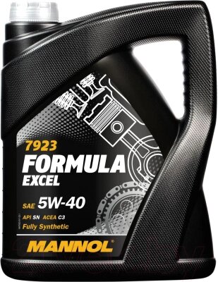 Моторное масло Mannol Formula Excel 5W40 SN / MN7923-4 от компании Бесплатная доставка по Беларуси - фото 1