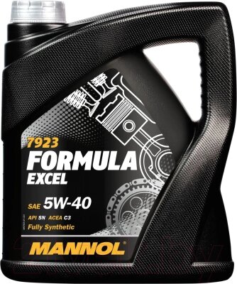 Моторное масло Mannol Formula Excel 5W40 SN / MN7923-5 от компании Бесплатная доставка по Беларуси - фото 1
