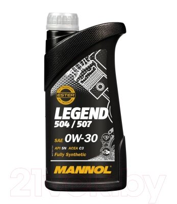 Моторное масло Mannol Legend 504/507 0W30 SN / MN7730-1 от компании Бесплатная доставка по Беларуси - фото 1