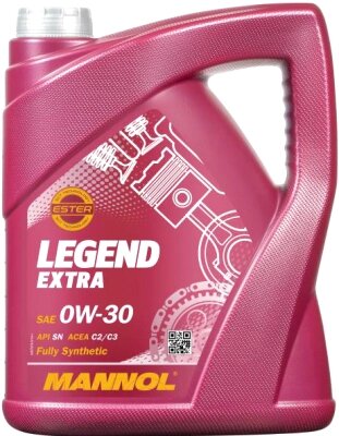 Моторное масло Mannol Legend Extra 0W30 SN C2/C3 / MN7919-5 от компании Бесплатная доставка по Беларуси - фото 1