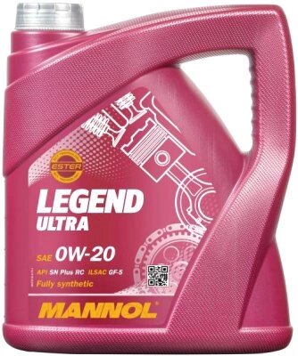 Моторное масло Mannol Legend Ultra 0W20 SP Plus RC / MN7918-5 от компании Бесплатная доставка по Беларуси - фото 1