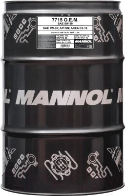 Моторное масло Mannol OEM 5W30 SN/SM/CF / MN7715-60 от компании Бесплатная доставка по Беларуси - фото 1