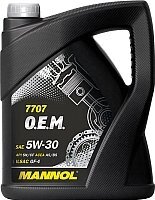 Моторное масло Mannol OEM Energy Formula FR 5W30 SN / MN7707-5 от компании Бесплатная доставка по Беларуси - фото 1