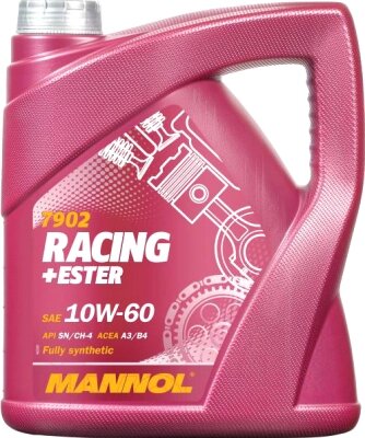 Моторное масло Mannol Racing+Ester 10W60 / MN7902-4 от компании Бесплатная доставка по Беларуси - фото 1