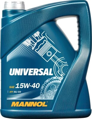 Моторное масло Mannol Universal 15W40 SG/CD / MN7405-5 от компании Бесплатная доставка по Беларуси - фото 1