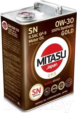 Моторное масло Mitasu Gold 0W30 / MJ-103-4 от компании Бесплатная доставка по Беларуси - фото 1