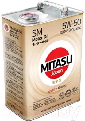 Моторное масло Mitasu Motor Oil 5W50 / MJ-113-4 от компании Бесплатная доставка по Беларуси - фото 1