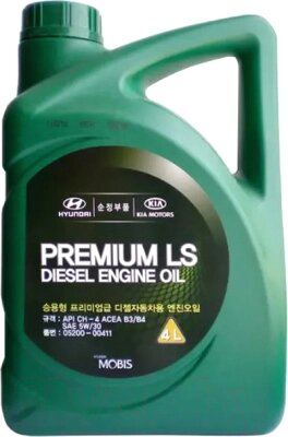 Моторное масло Mobis Premium LS Diesel 5W30 / 05200-00411 от компании Бесплатная доставка по Беларуси - фото 1