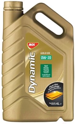 Моторное масло Mol Dynamic Gold DX 0W20 / 13302463 от компании Бесплатная доставка по Беларуси - фото 1