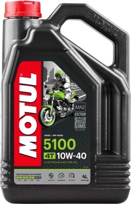 Моторное масло Motul 5100 4T 10W40 / 104068 от компании Бесплатная доставка по Беларуси - фото 1