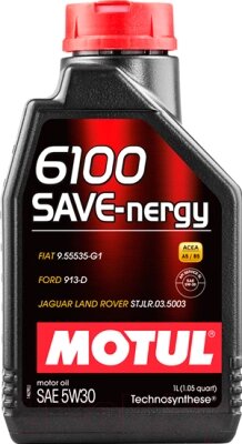 Моторное масло Motul 6100 Save-nergy 5W30 / 107952 от компании Бесплатная доставка по Беларуси - фото 1