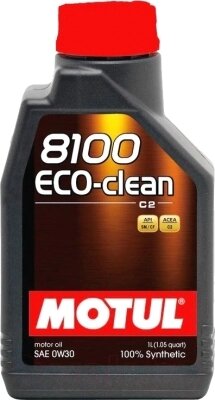 Моторное масло Motul 8100 Eco-clean 0W30 / 102888 от компании Бесплатная доставка по Беларуси - фото 1