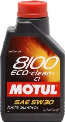 Моторное масло Motul 8100 Eco-clean + 5W30 / 101580 от компании Бесплатная доставка по Беларуси - фото 1