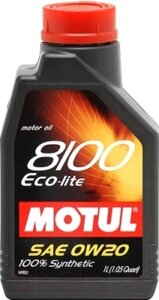 Моторное масло Motul 8100 Eco-lite 0W20 / 104981