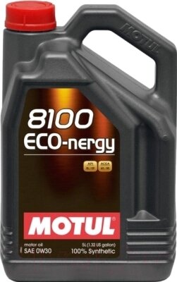 Моторное масло Motul 8100 Eco-nergy 0W30 / 102794 от компании Бесплатная доставка по Беларуси - фото 1