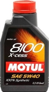 Моторное масло Motul 8100 X-cess 5W40 / 102784