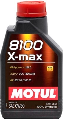 Моторное масло Motul 8100 X-Max 0W30 / 106569 от компании Бесплатная доставка по Беларуси - фото 1