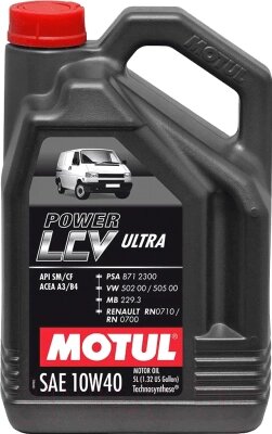 Моторное масло Motul Power LCV Ultra 10W40 / 106156 от компании Бесплатная доставка по Беларуси - фото 1