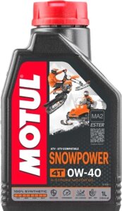 Моторное масло Motul SnowPower 4T 0W40 / 105891