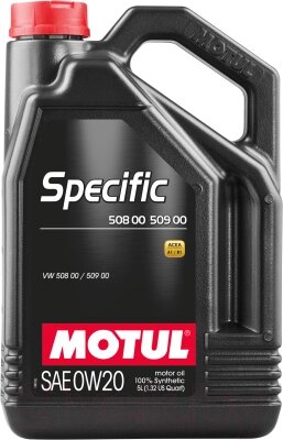 Моторное масло Motul Specific 508.00/509.00 0W20 / 107384 от компании Бесплатная доставка по Беларуси - фото 1
