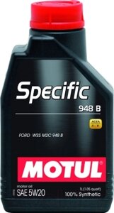 Моторное масло Motul Specific 948B 5W20 / 106317