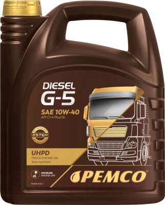 Моторное масло Pemco G-5 Diesel 10W40 UHPD / PM0705-5 от компании Бесплатная доставка по Беларуси - фото 1