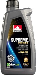 Моторное масло Petro-Canada Supreme Synthetic 5W30 / MOSYN53C12