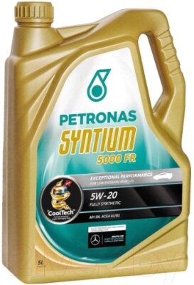 Моторное масло Petronas Syntium 5000 FR 5W20 70265M12EU / 18375019 от компании Бесплатная доставка по Беларуси - фото 1