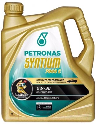 Моторное масло Petronas Syntium 7000 E 0W30 70180K1YEU/18554019 от компании Бесплатная доставка по Беларуси - фото 1