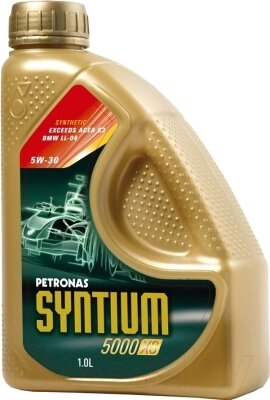 Моторное масло Petronas Syntium Syntium 5000 XS 5W30 70130E18EU/18141619/70660E18EU от компании Бесплатная доставка по Беларуси - фото 1