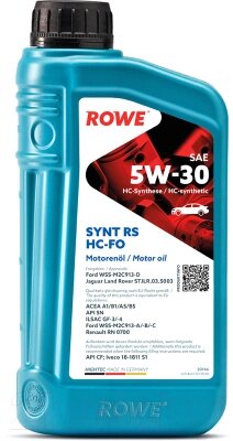 Моторное масло Rowe Hightec Synt RS 5W30 HC-FO / 20146-0010-03 от компании Бесплатная доставка по Беларуси - фото 1