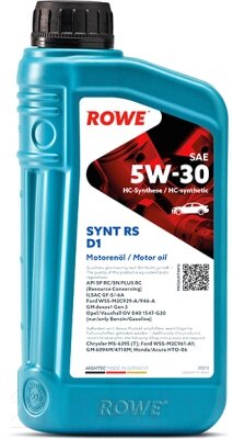 Моторное масло Rowe Hightec Synt RS D1 5W30 / 20212-0010-03 от компании Бесплатная доставка по Беларуси - фото 1