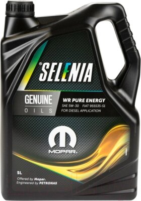 Моторное масло Selenia Mopar WR Pure Energy 5W30 / 70205MF2EU от компании Бесплатная доставка по Беларуси - фото 1