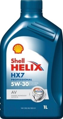 Моторное масло Shell Helix HX7 5W30 Professional AV от компании Бесплатная доставка по Беларуси - фото 1