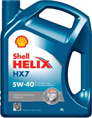 Моторное масло Shell Helix HX7 5W40 от компании Бесплатная доставка по Беларуси - фото 1