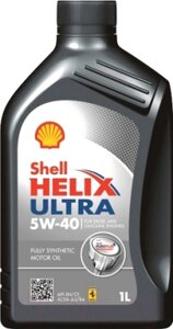 Моторное масло Shell Helix Ultra 5W40