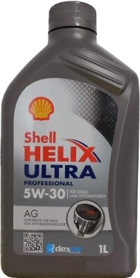 Моторное масло Shell Helix Ultra Professional AG 5W30 от компании Бесплатная доставка по Беларуси - фото 1