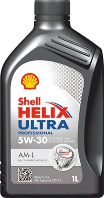 Моторное масло Shell Helix Ultra Professional AM-L 5W30 от компании Бесплатная доставка по Беларуси - фото 1