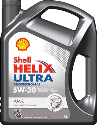 Моторное масло Shell Helix Ultra Professional AM-L 5W30 от компании Бесплатная доставка по Беларуси - фото 1