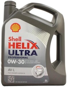 Моторное масло Shell Helix Ultra Professional AV-L 0W30