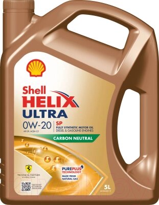 Моторное масло Shell Helix Ultra SP 0W20 от компании Бесплатная доставка по Беларуси - фото 1