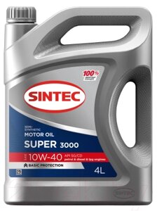 Моторное масло Sintec Super 3000 10W40 SG/CD / 600240