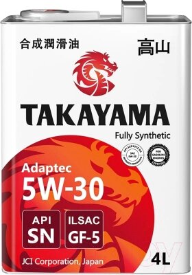 Моторное масло Takayama Adaptec 5W30 ILSAC GF-5 SN / 605585 от компании Бесплатная доставка по Беларуси - фото 1