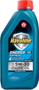 Моторное масло Texaco Havoline Energy MS 5W30 / 801735NKE