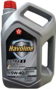 Моторное масло Texaco Havoline Ultra S 5W40 / 801339MHE
